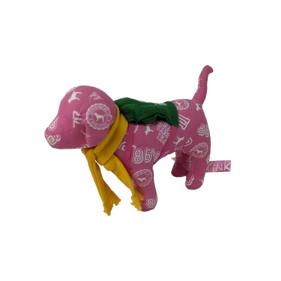 Victoria's Secret Preppy Pink Dog with Backpack Plush Stuffed Animal Toy Small - Picture 2 of 7